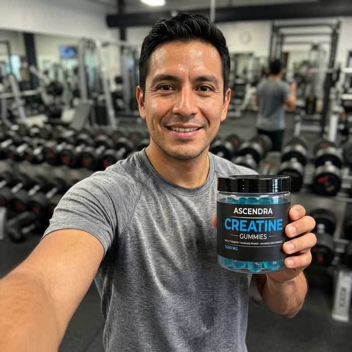 Cliente con Creatine Gummies