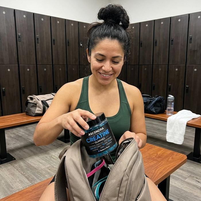 Cliente con Creatine Gummies