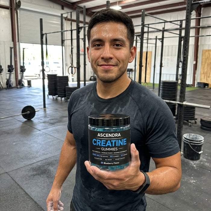 Cliente con Creatine Gummies