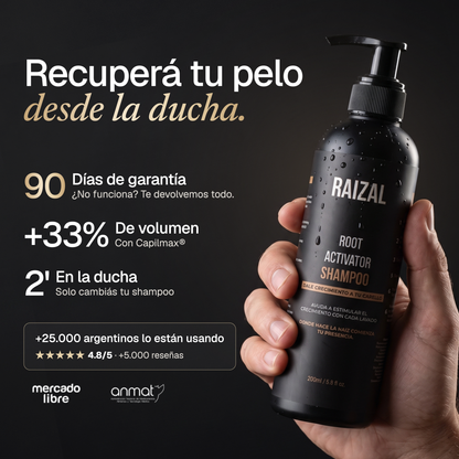 RAIZAL™ - Shampoo Activador de Raices Capilares