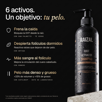 RAIZAL™ - Shampoo Activador de Raices Capilares