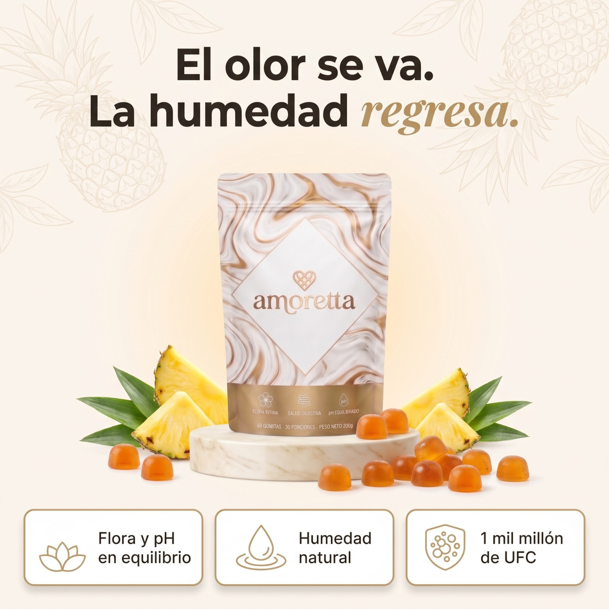 Amoretta gomitas probióticas