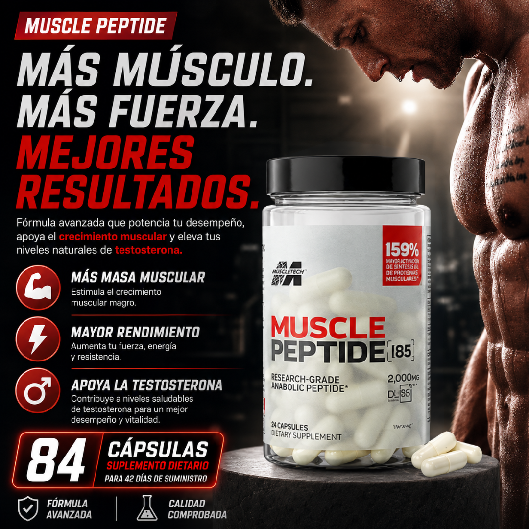 MUSCLE PEPTIDE® – Apoyo muscular y rendimiento masculino