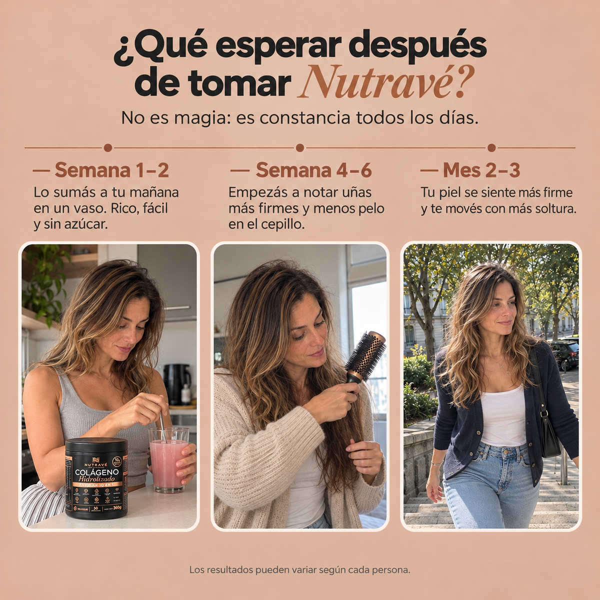 NUTRAVÉ – Colágeno Hidrolizado 360gr · 10 en 1