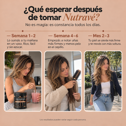 NUTRAVÉ – Colágeno Hidrolizado 360gr · 10 en 1
