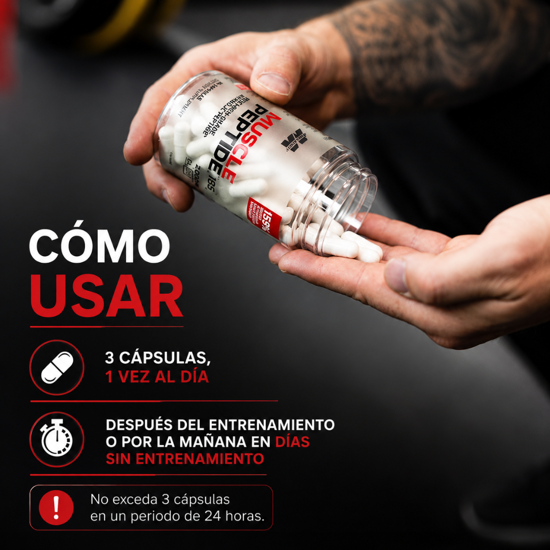 MUSCLE PEPTIDE® – Apoyo muscular y rendimiento masculino
