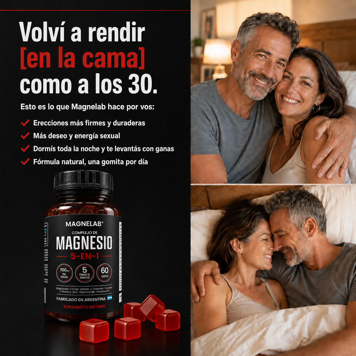 Magnelab® Gomitas de Magnesio 5 en 1