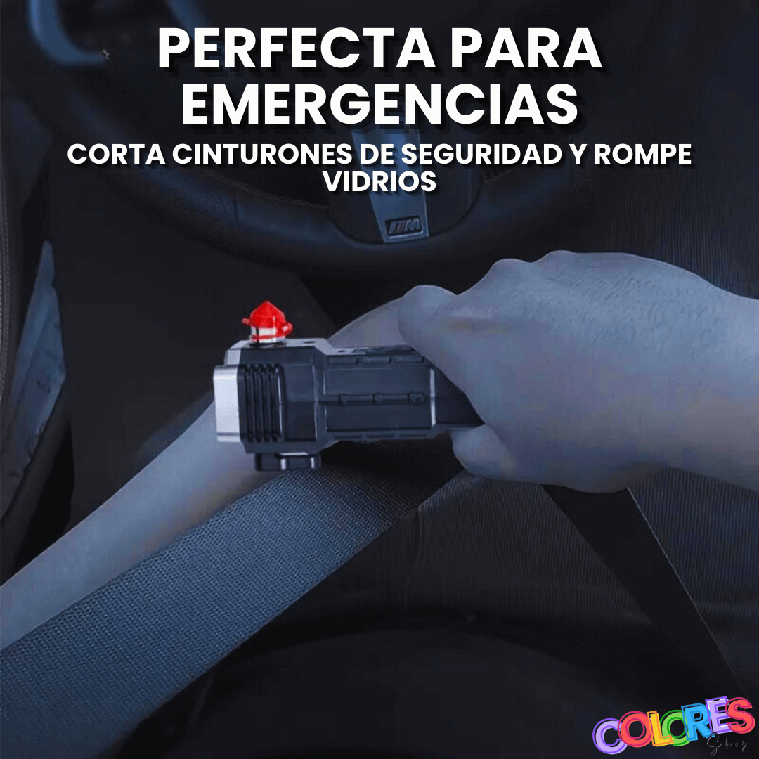 Linterna Táctica Multiuso 4 en 1 - Recargable y de Emergencia