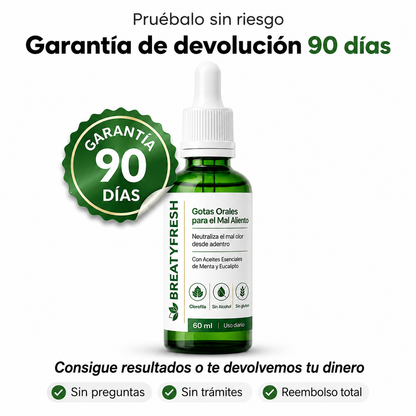 Gotas Naturales · Tratamiento contra el Mal Aliento (Lleva 2 Paga 1)