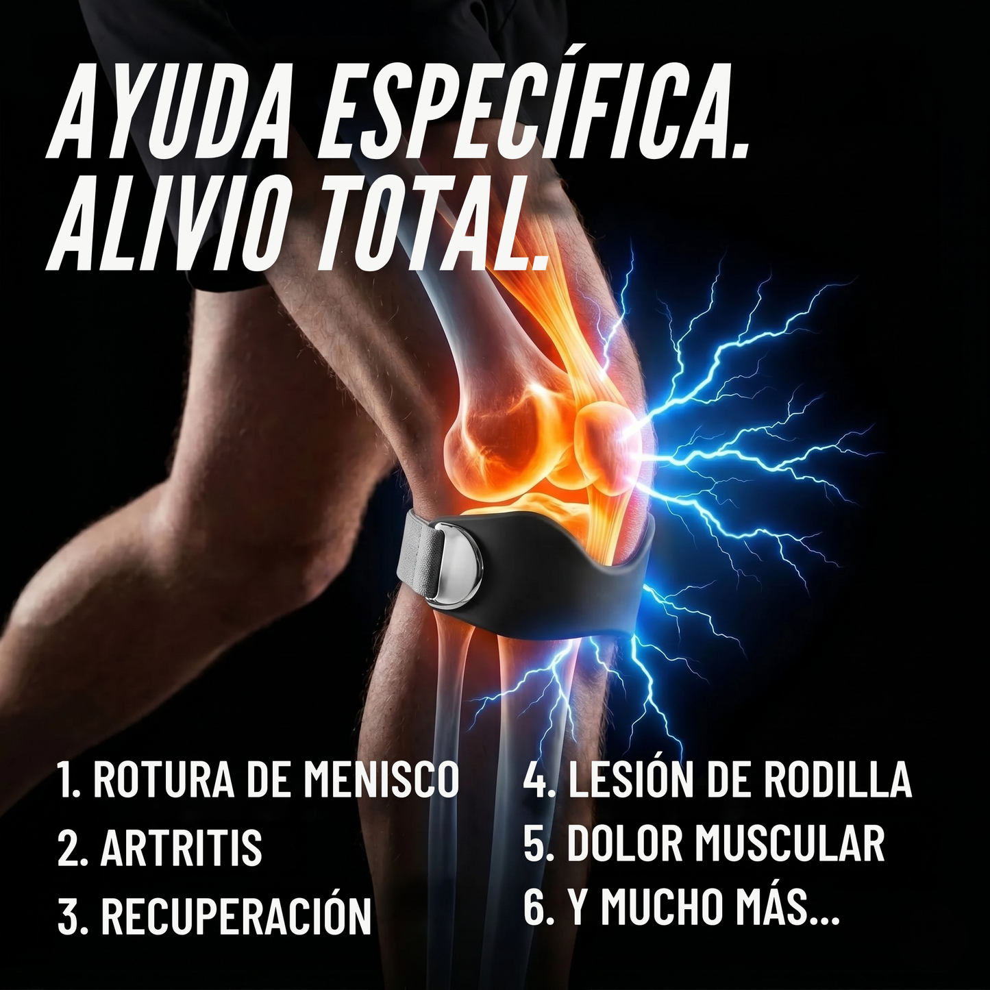 KneeFlex™ | Rodillera Patelar para Alivio del Dolor de Rodilla