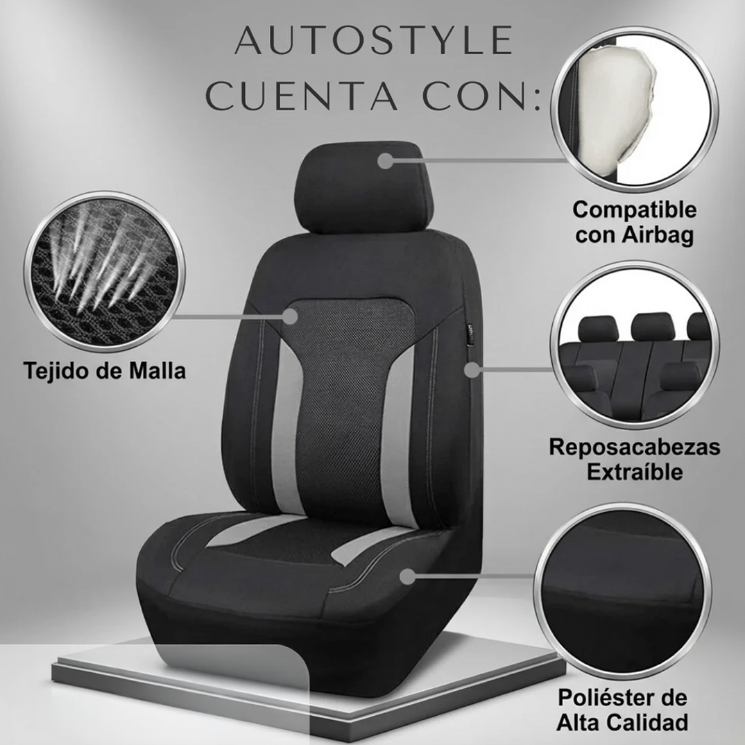 FORROS UNIVERSALES PARA AUTOS JUEGO PARA LOS 5 ASIENTOS