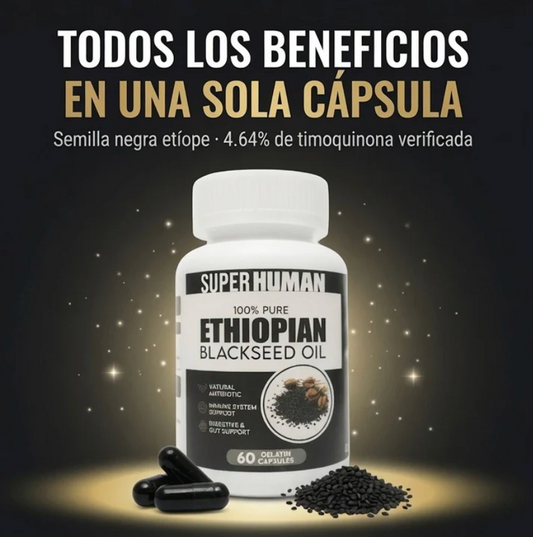 SEMILLA NEGRA ETÍOPE - Elimina Parásitos y apoyo avanzado para la Bienestar Diario