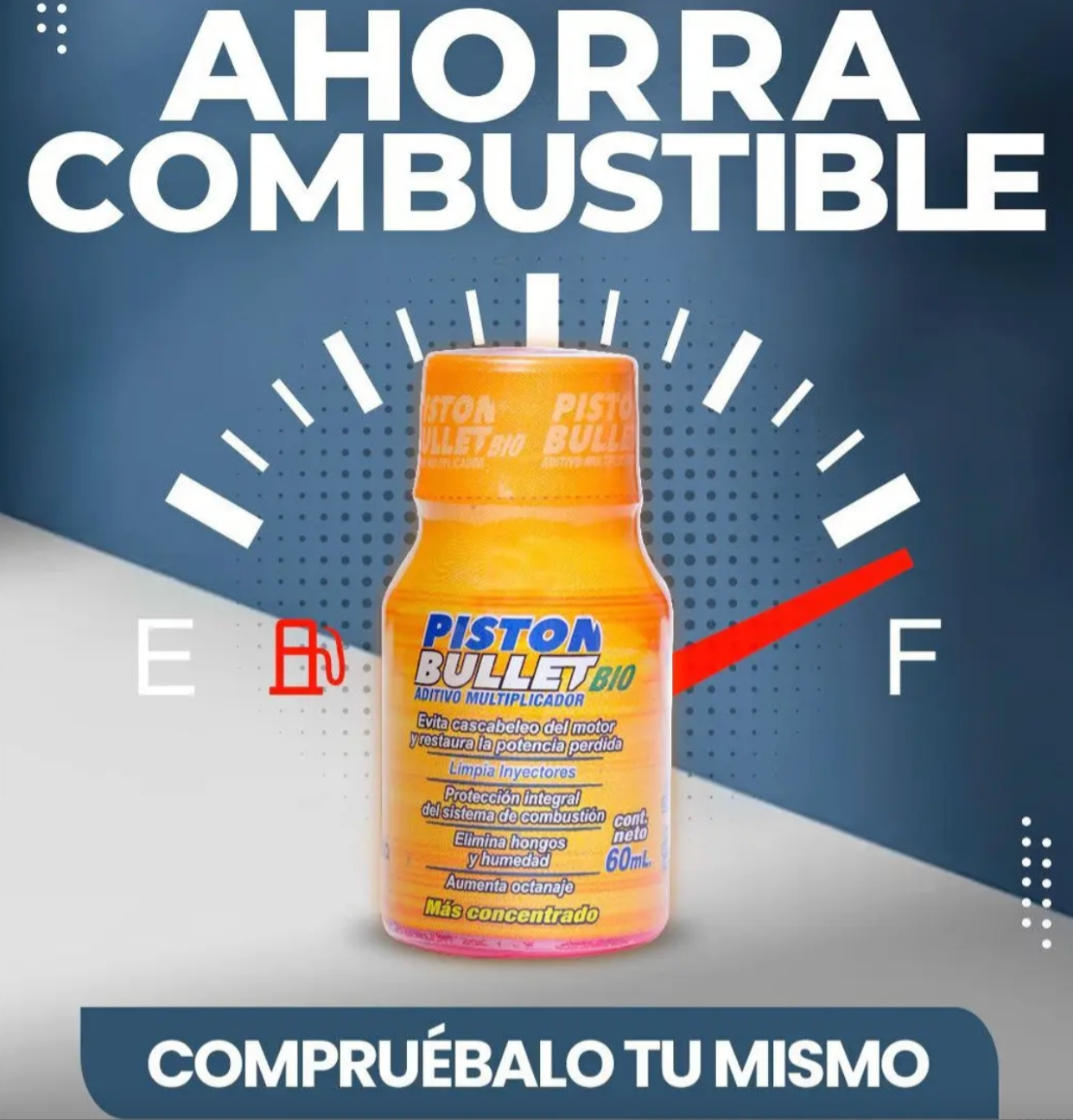 Piston Bullet X3 (Compra 2 y llevate 3)
