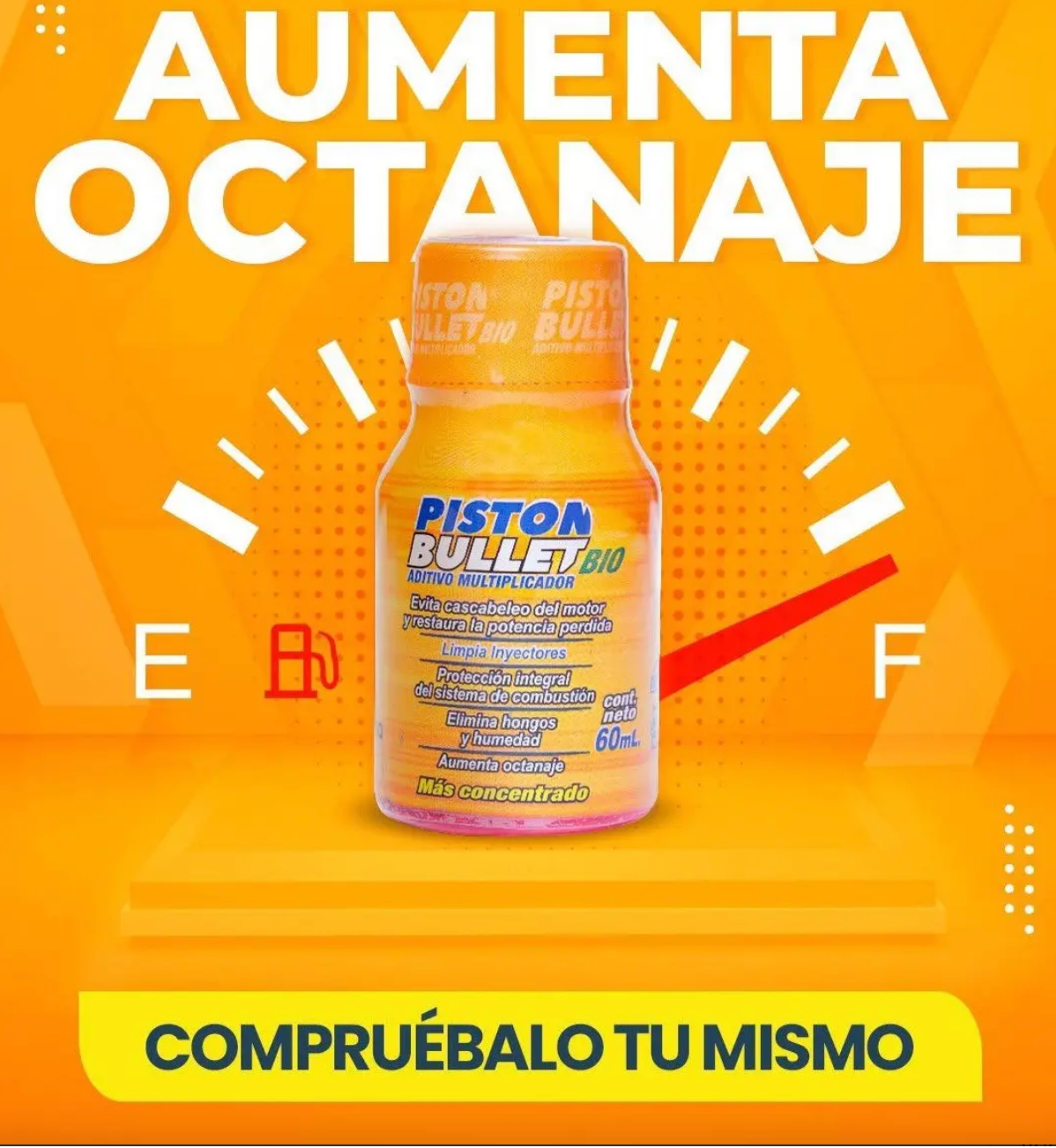 Piston Bullet X3 (Compra 2 y llevate 3)