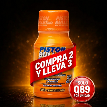 Piston Bullet X3 (Compra 2 y llevate 3)