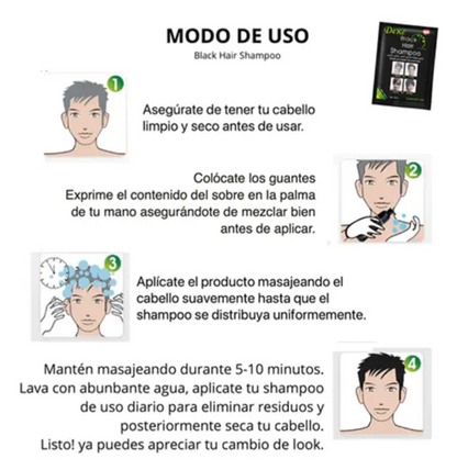 SHAMPOO CUBRE CANAS (Lleva 2 Paga 1)