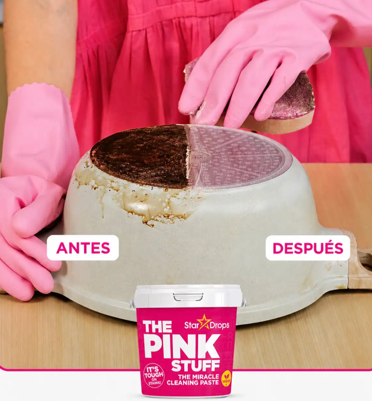 The Pink Stuff Crema limpiadora