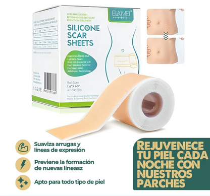 Silicone Scars Sheet | Dile adiós a las cicatrices en semanas!