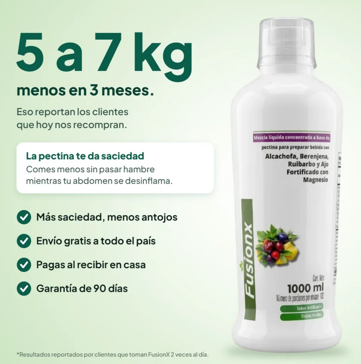 Fusionx® Alimento concentrado Natural