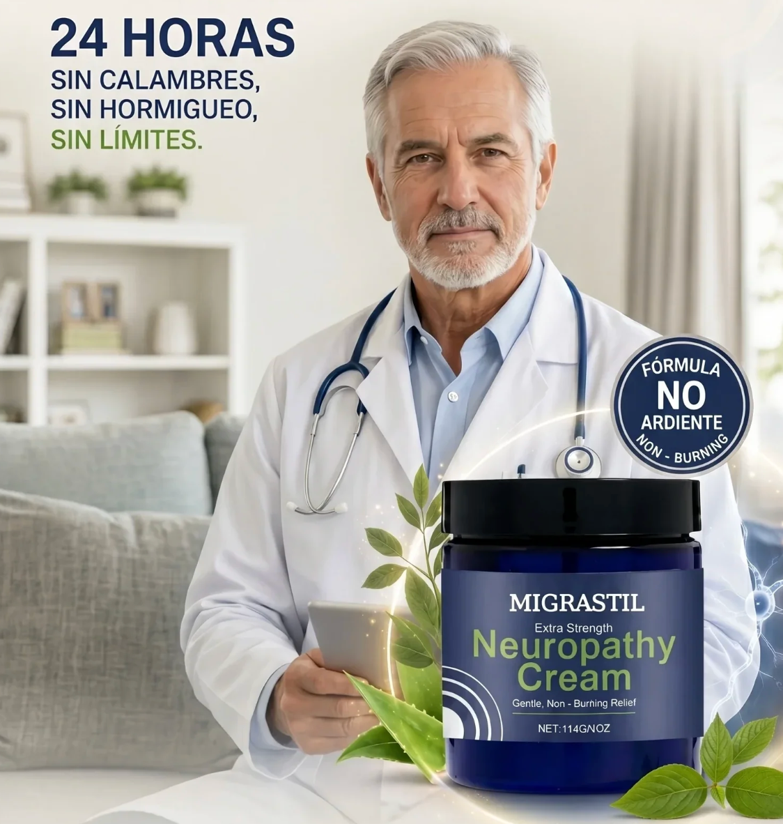 Migrastil® — Alivio Tópico para Síntomas de Neuropatía