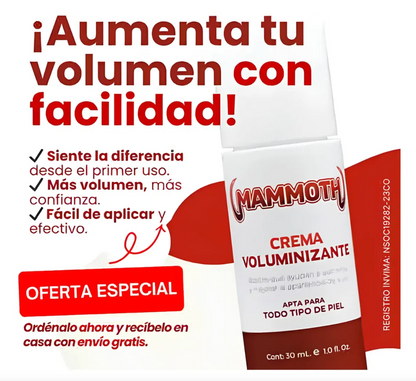 MAMMOTH — Crema Íntima Masculina