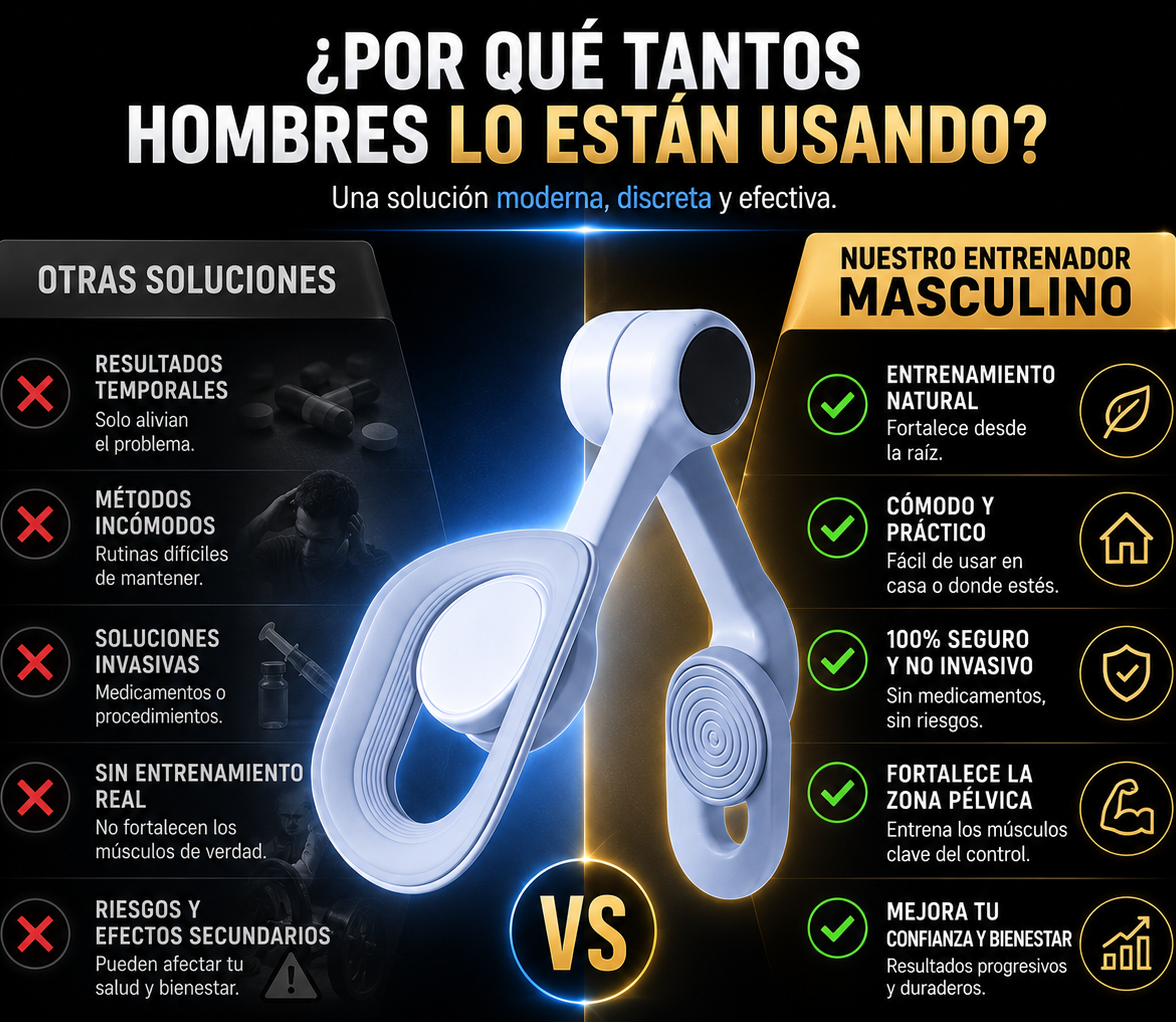 DrNuro™ Entrenador de Suelo Pélvico: La solución natural para un rendimiento y una confianza duraderos.