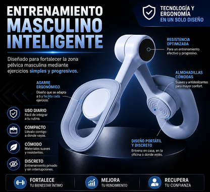 DrNuro™ Entrenador de Suelo Pélvico: La solución natural para un rendimiento y una confianza duraderos.