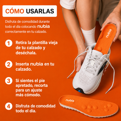 NubiaPro: Plantillas de Masaje y Soporte de Arco