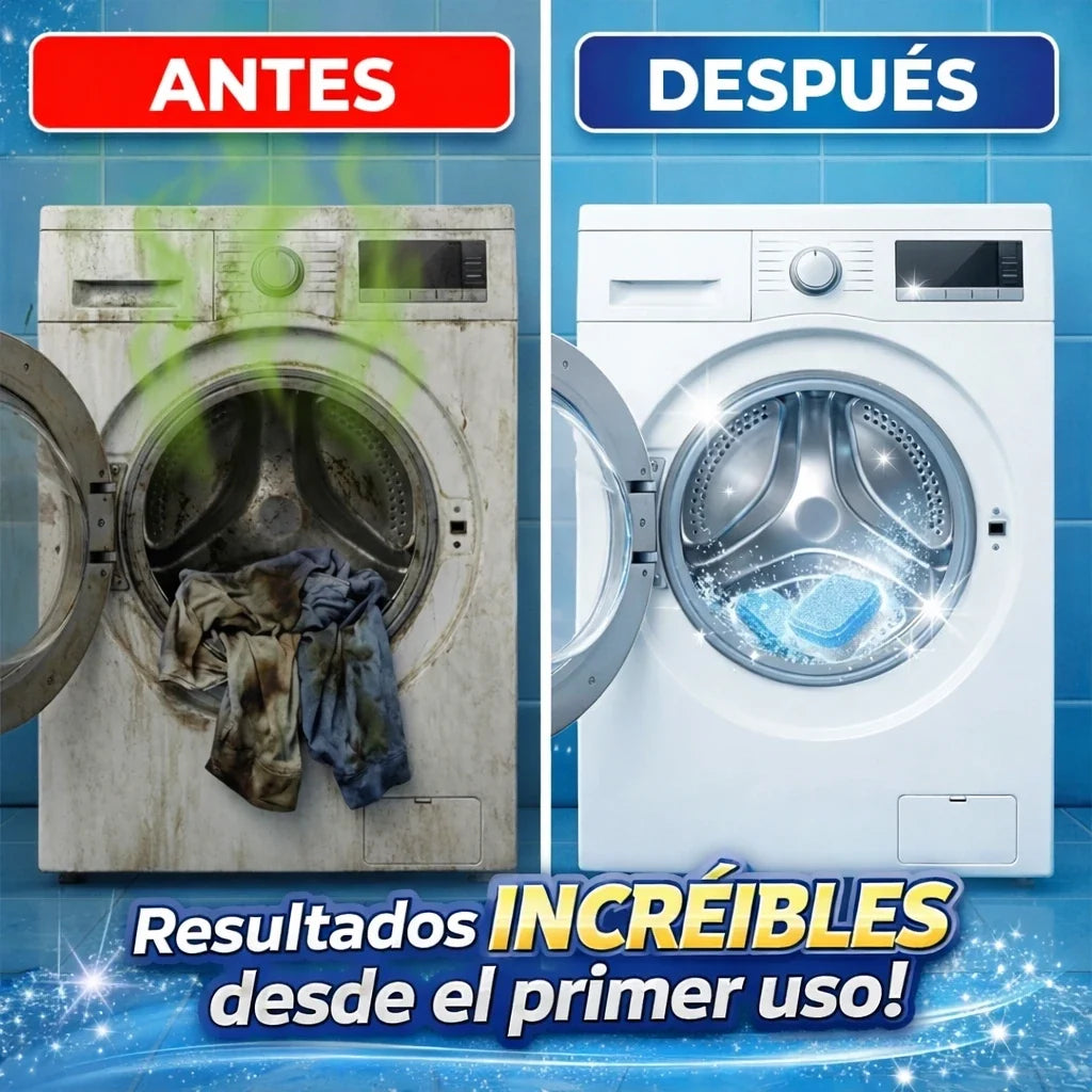 La lavadora que vuelve a oler a nueva — sin llamar a un técnico