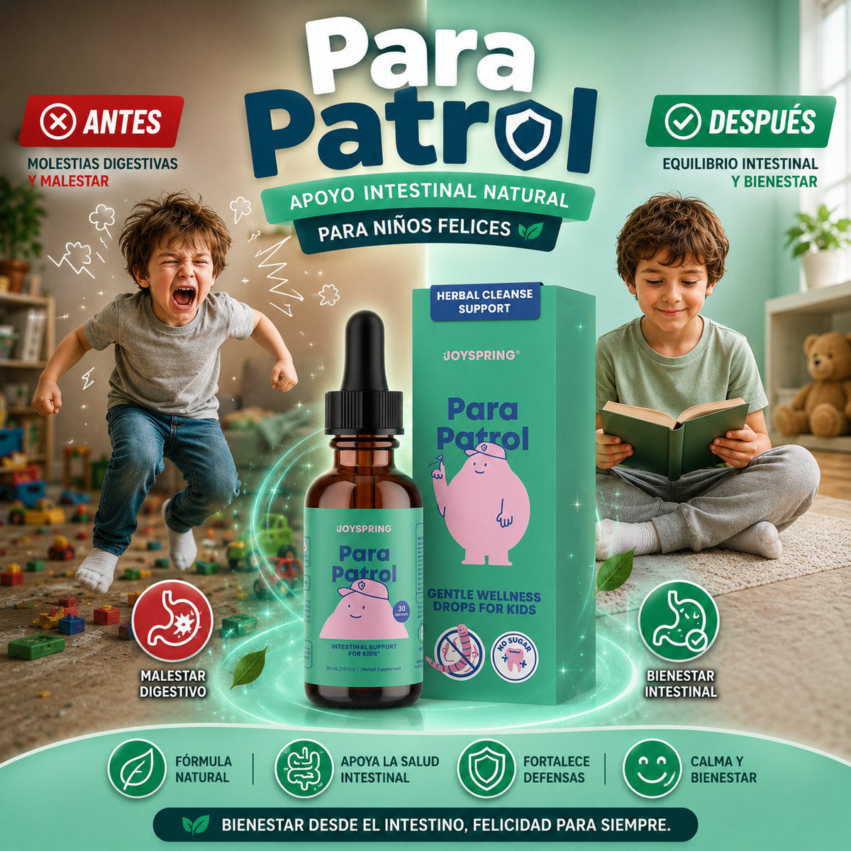 ¡El suplemento natural que elimina parásitos y mejora la digestión de tus hijos!