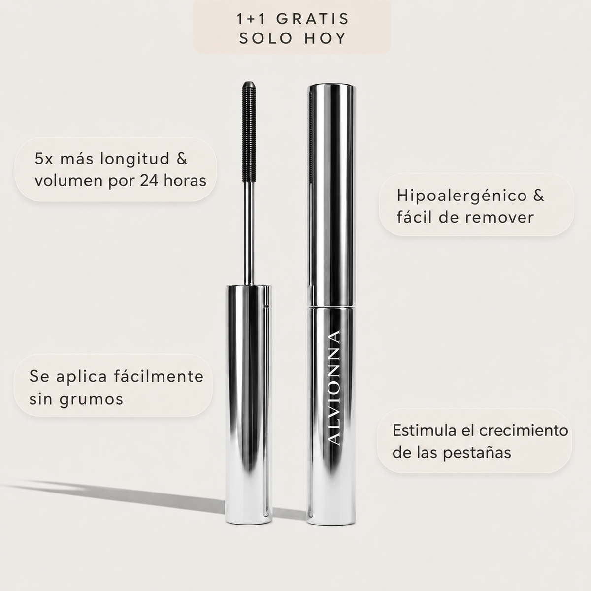 (SUPER 2X1) Alvionna VelvetEye Mascara