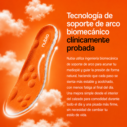 NubiaPro: Plantillas de Masaje y Soporte de Arco