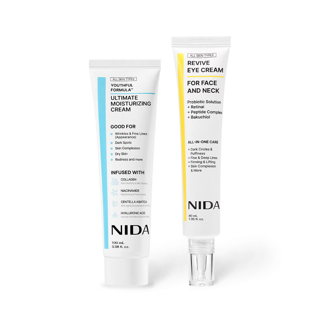 Combo de crema NIDA Youthful Formula™ y crema para el contorno de ojos Revive