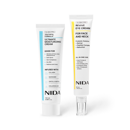Combo de crema NIDA Youthful Formula™ y crema para el contorno de ojos Revive