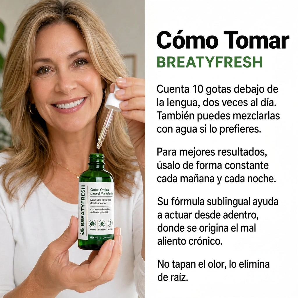 Gotas Naturales · Tratamiento contra el Mal Aliento (Lleva 2 Paga 1)
