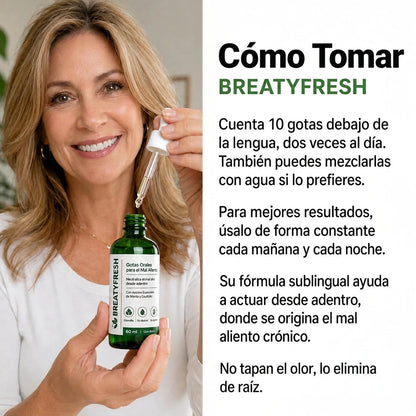 Gotas Naturales · Tratamiento contra el Mal Aliento (Lleva 2 Paga 1)