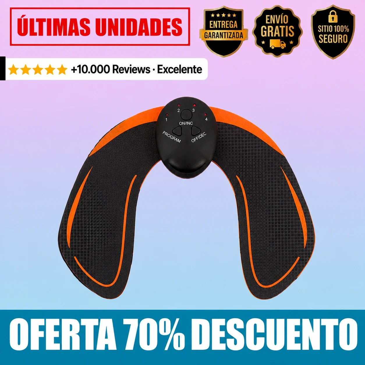 GluteFit® - Estimulador de Gluteos
