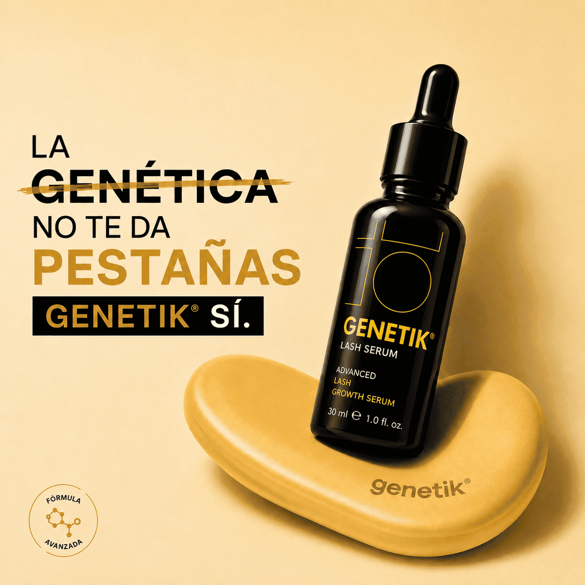 Genetik ®  Crecimiento de Pestañas.