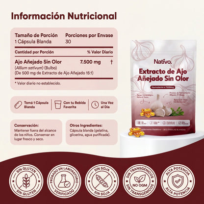 Extracto de Ajo Añejado