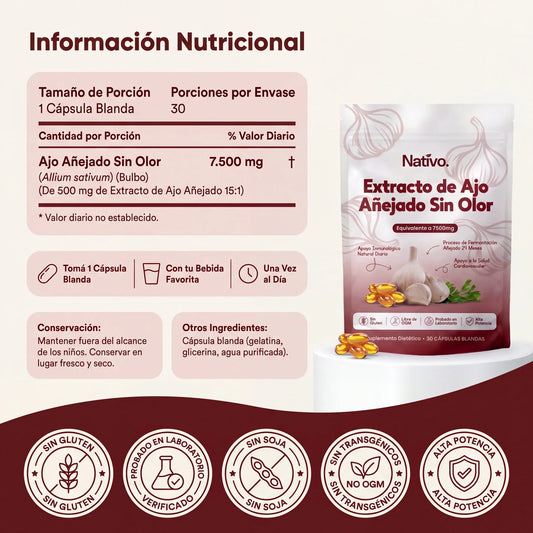 Extracto de Ajo Añejado