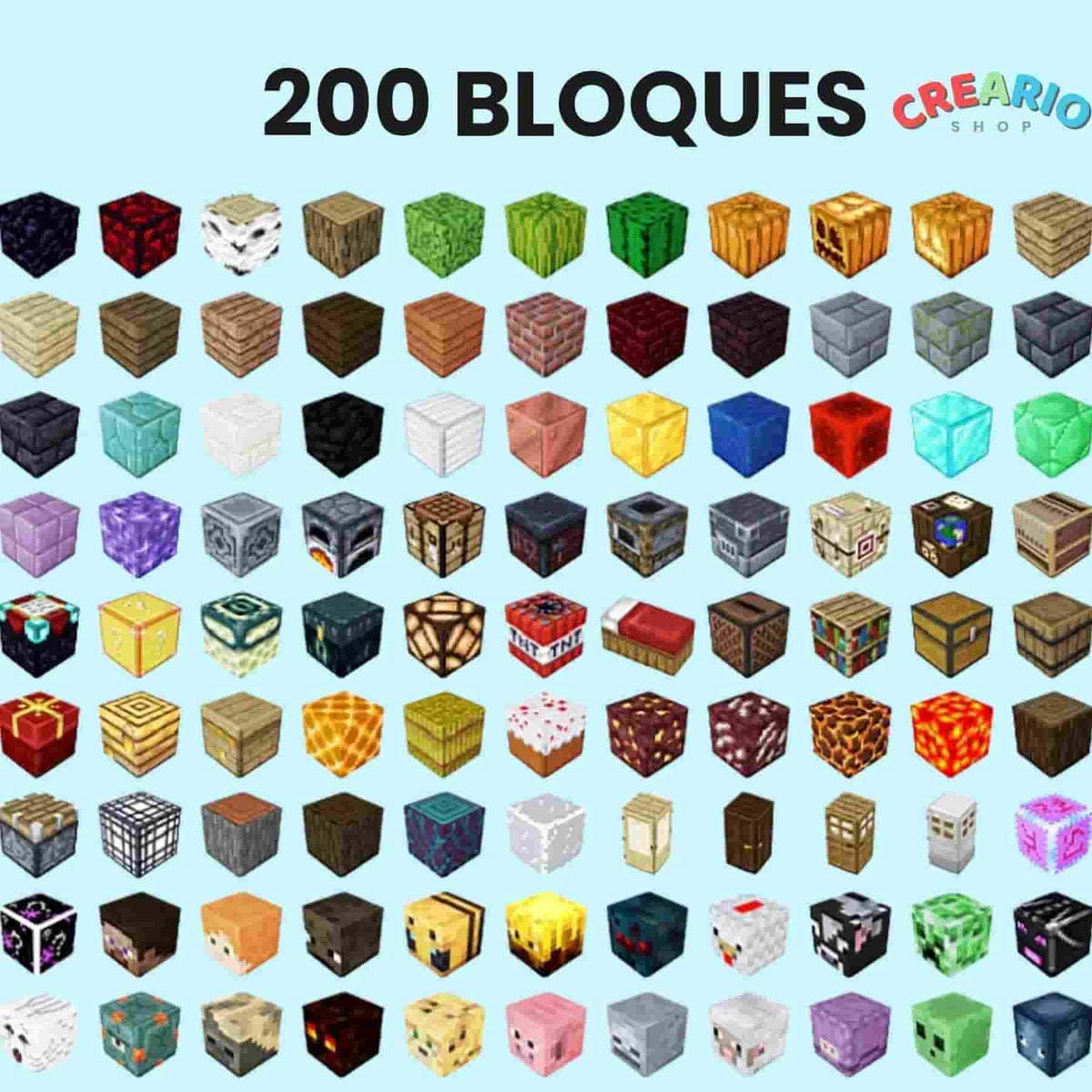 100 Bloques Magnéticos CREARIO™