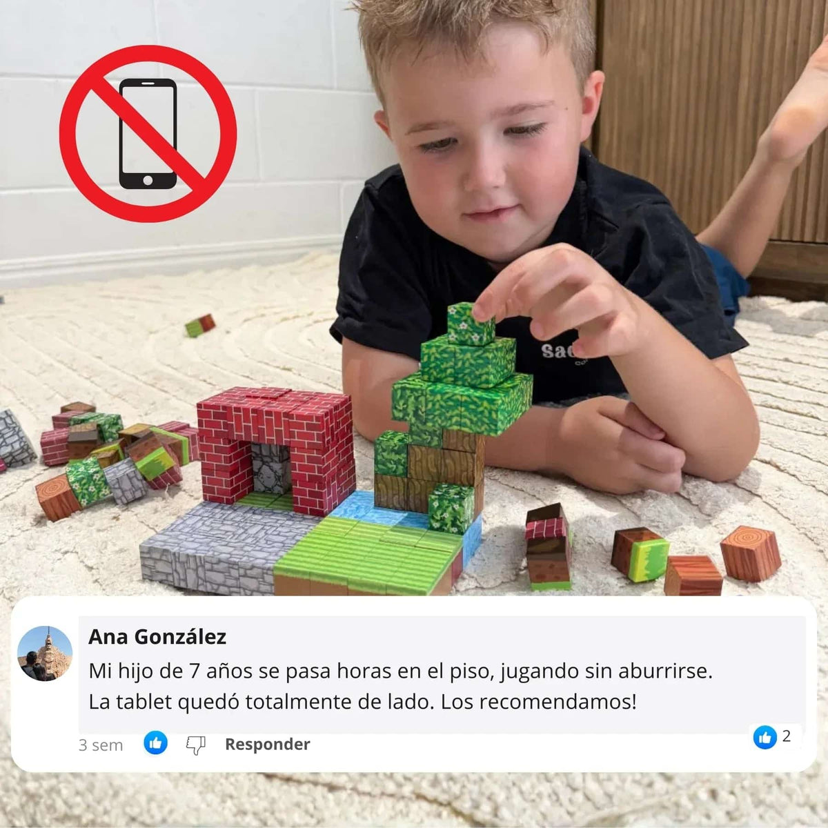 100 Bloques Magnéticos CREARIO™