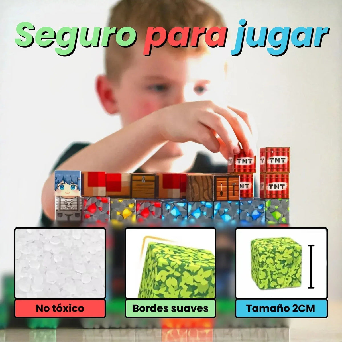 100 Bloques Magnéticos CREARIO™
