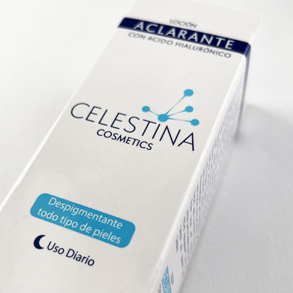 Celestina Aclarante – Loción despigmentante para manchas en axilas, cuello, entrepierna y rostro