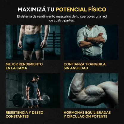 TauronMax™ | Gomitas para mejorar el rendimiento masculino 8 en 1