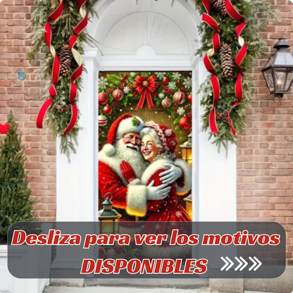 Nuevos Forros Navideños para Puertas (Por la gran variedad y cantidad limitada los modelos son aleatorios)