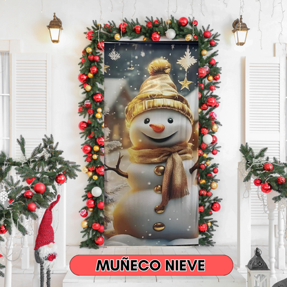 Nuevos Forros Navideños para Puertas (Por la gran variedad y cantidad limitada los modelos son aleatorios)