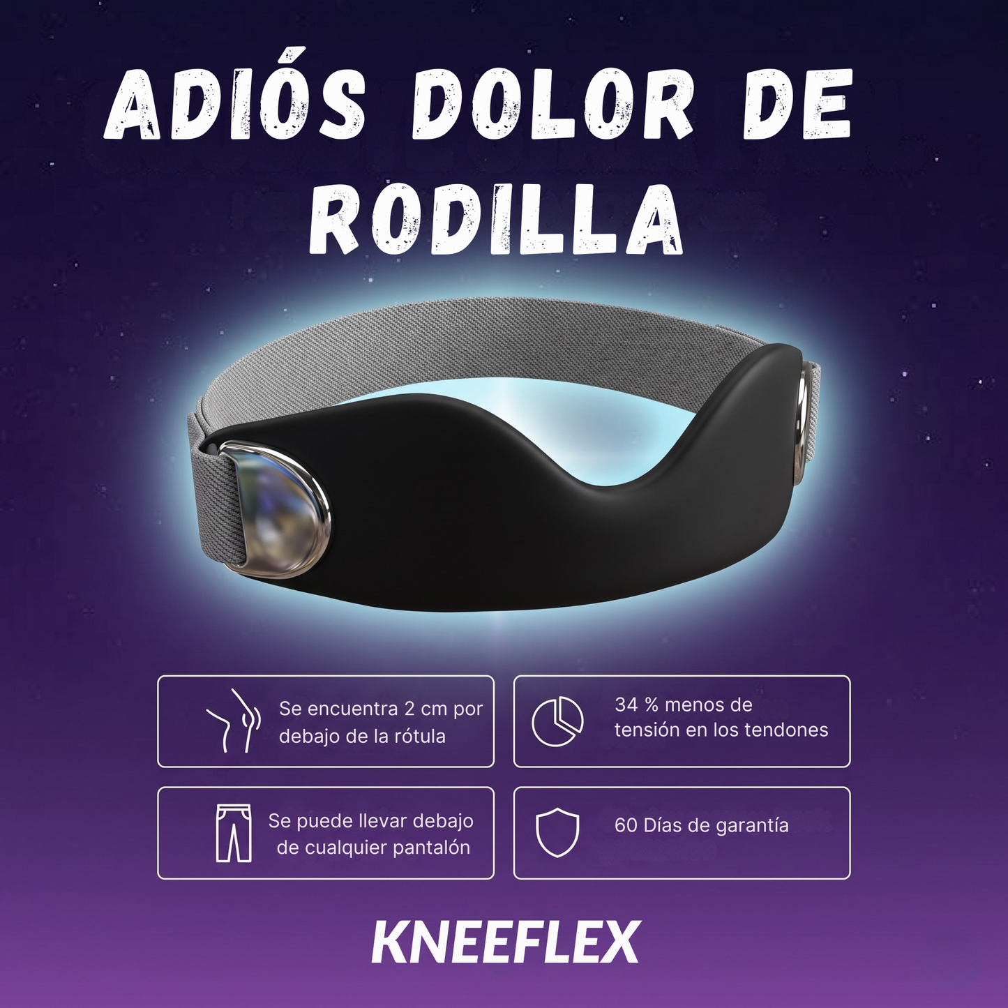 KneeFlex™ | Rodillera Patelar para Alivio del Dolor de Rodilla