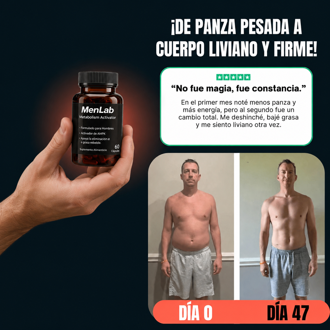 MenLab® - Recuperá un aspecto firme y masculino.