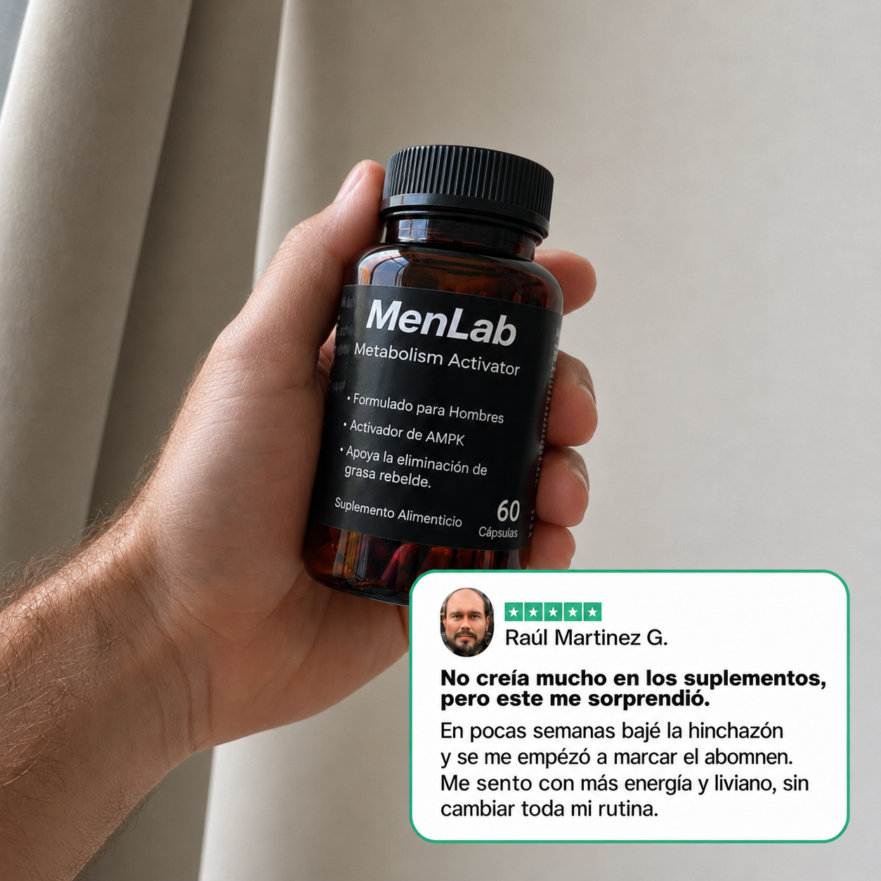 MenLab® - Recuperá un aspecto firme y masculino.
